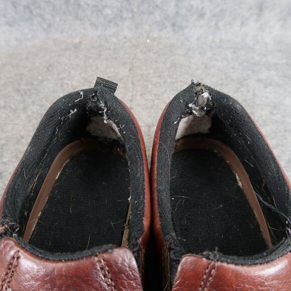 Roper Shoes Womens 7 Slip On Casual Moc Leather Performance Brown Work Comfort - Picture 13 of 15